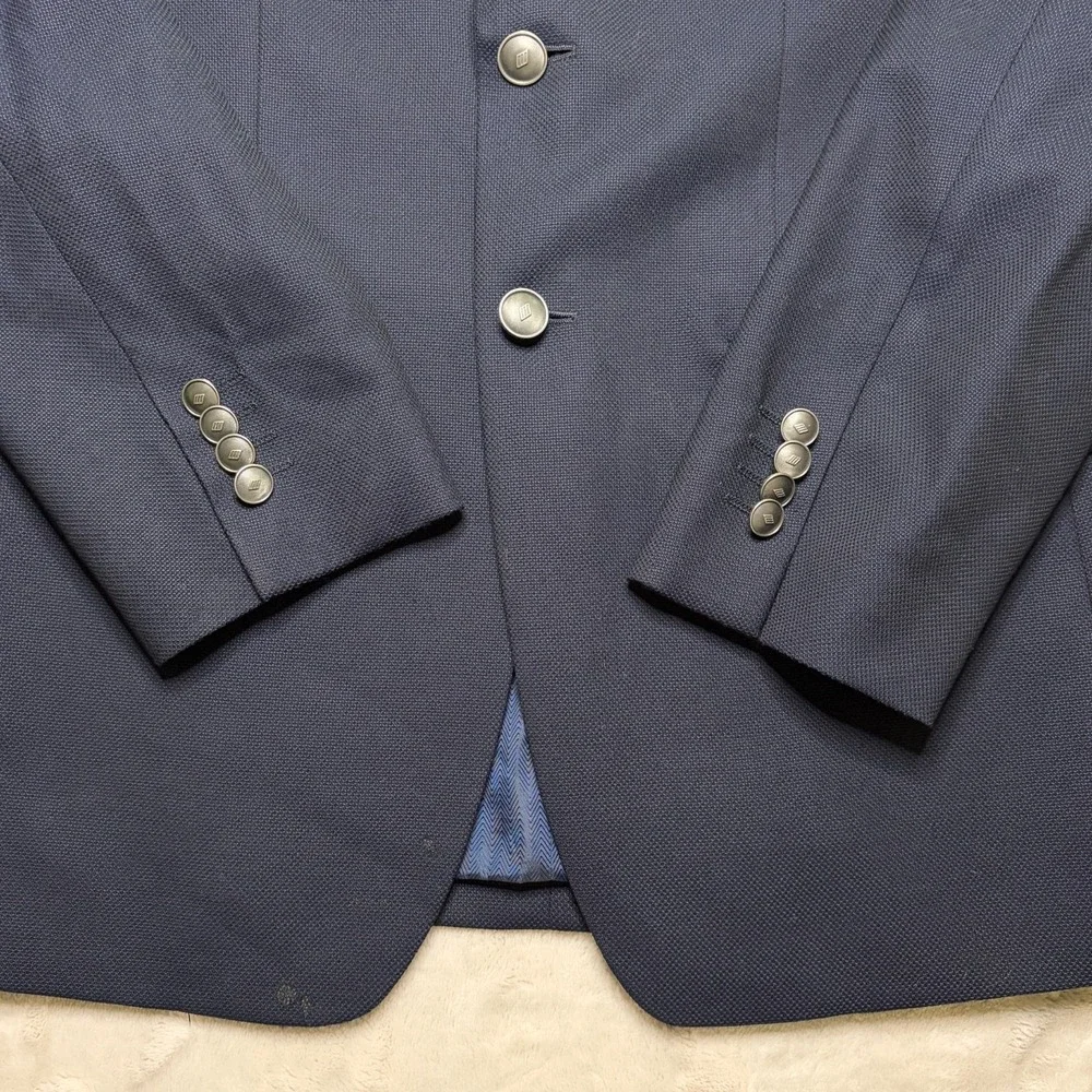 Joseph Abboud‎ Heritage Blazer Mens 38R Blue Reda Super 110s Wool Sport Coat